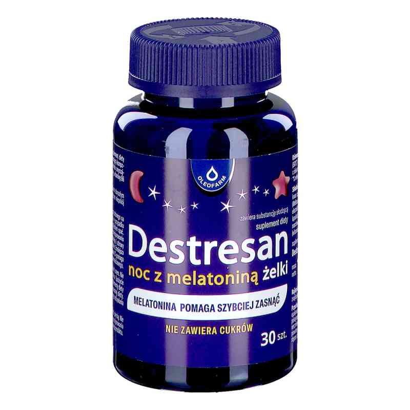 Destresan Noc z melatoniną żelki 105 g od OLEOFARM SP. Z O.O. PZN 08305978