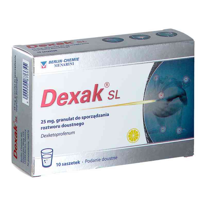 Dexak SL saszetki 10 sasz. od LABORATORIOS MENARINI S.A. PZN 08301816