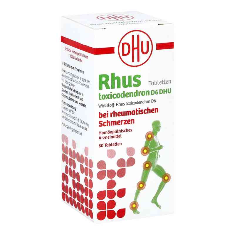 DHU Rhus toxicodendron D6 tabletki 80 szt. od DHU-Arzneimittel GmbH & Co. KG PZN 12608698