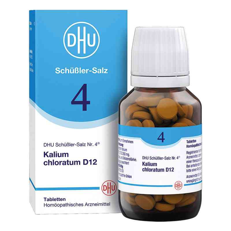 DHU sól Schüsslera numer 4 Kalium chloratum D12 tabletki 200 szt. od DHU-Arzneimittel GmbH & Co. KG PZN 02580556