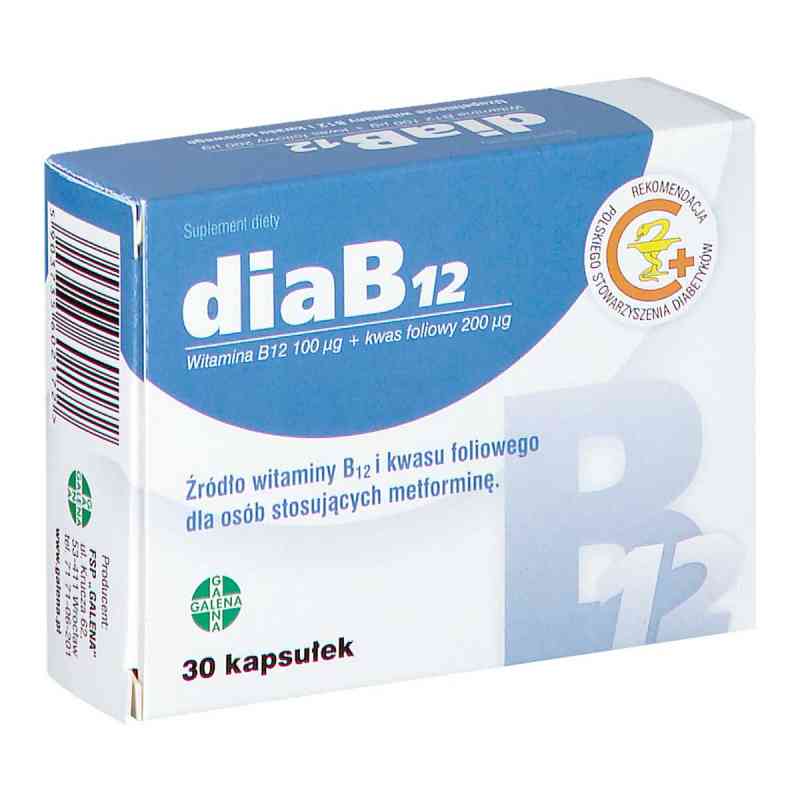 DiaB12 kapsułki 30  od FARMACEUTYCZNA SPÓŁDZIELNIA PRACY 