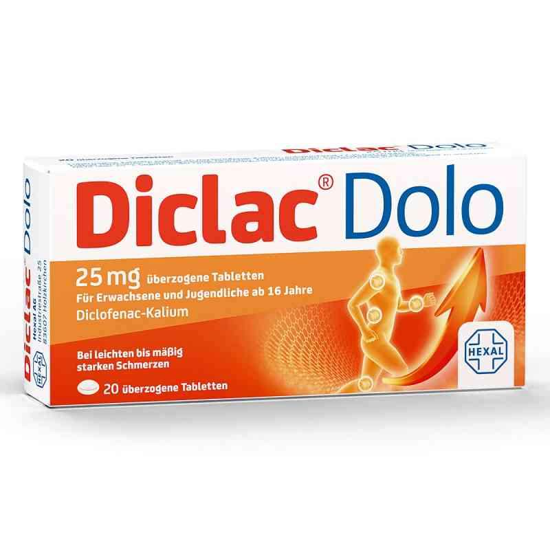 Diclac Dolo tabletki 25mg  20 szt. od Hexal AG PZN 01235521