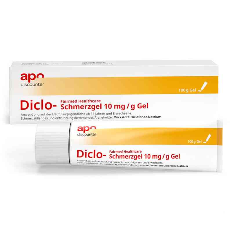 Diclo-fairmed Healthcare 10mg/g Apo.com żel 100 g od Fairmed Healthcare GmbH PZN 18204252