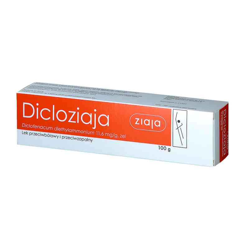 Dicloziaja żel 100 g od ZIAJA LTD. Z.P.L. SP. Z 0.0. PZN 08300176