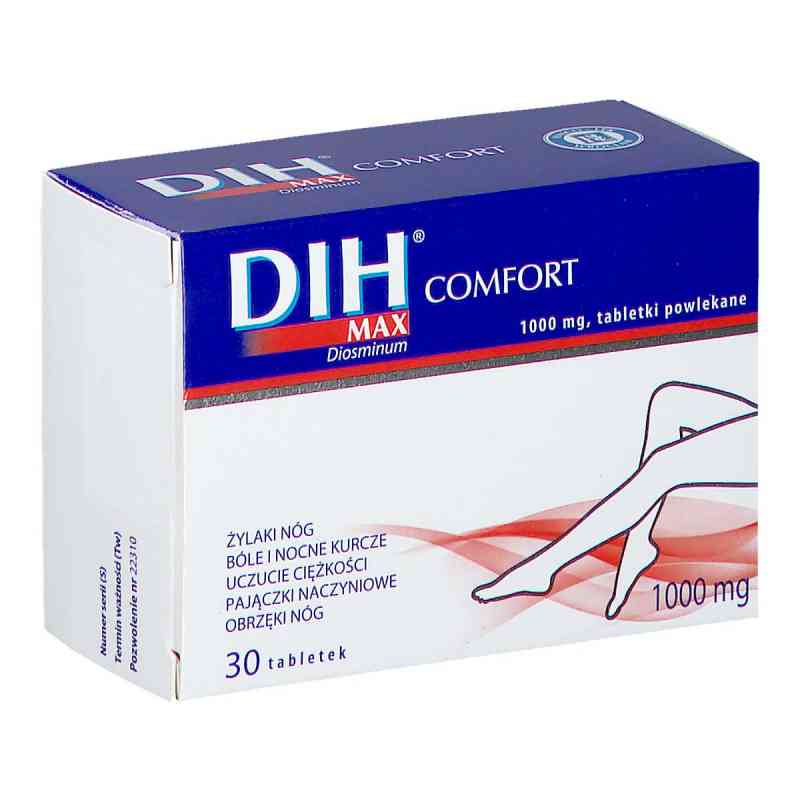 DIH MAX COMFORT 30  od PRZEDSIĘBIORSTWO PRODUKCJI FARMACEUTYCZNEJ HASCO-L PZN 08301508