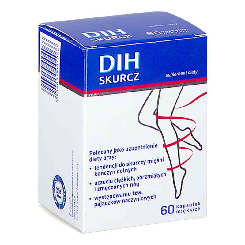 DIH Skurcz kapsułki 60  od PRZEDSIĘBIORSTWO PRODUKCJI FARMACEUTYCZNEJ HASCO-L PZN 08304355