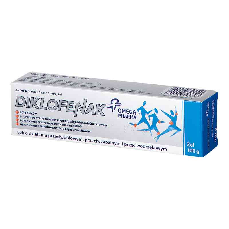Diklofenak Omega Pharma żel 100 g od LABORATORIUM GALENOWE OLSZTYN SP. Z O.O. PZN 08300778