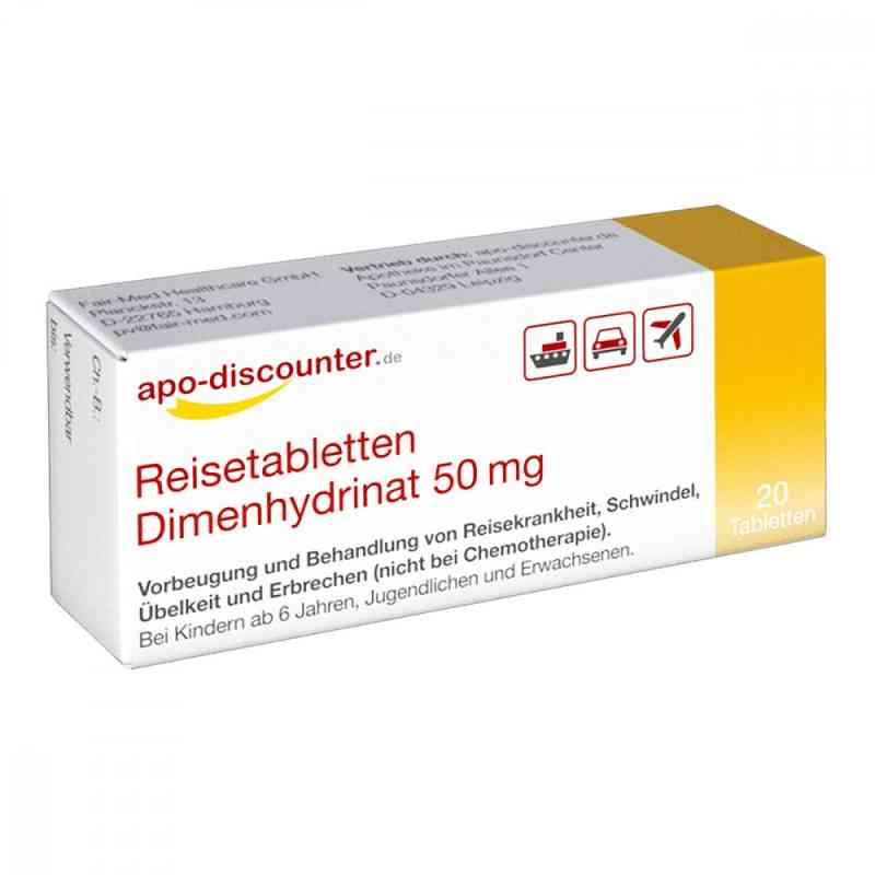 Dimenhydrynat 50 mg tabletki 20 szt. od Apotheke im Paunsdorf Center PZN 16580956