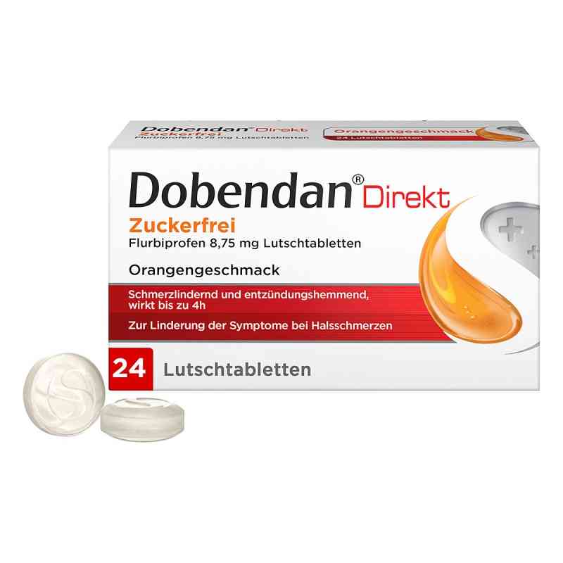 Dobendan Direkt Flurbiprofen 8,75 mg pastylki do ssania 24 szt. od Reckitt Benckiser Deutschland GmbH PZN 10326895
