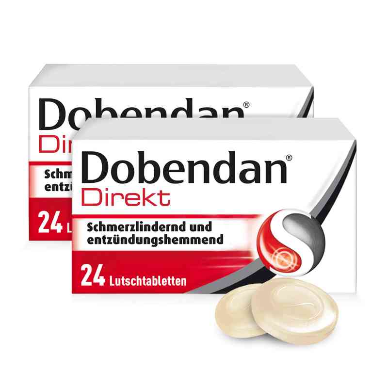Dobendan Direkt Flurbiprofen 8,75 mg tabletki do ssania 2x24 szt. od Reckitt Benckiser Deutschland GmbH PZN 08100050