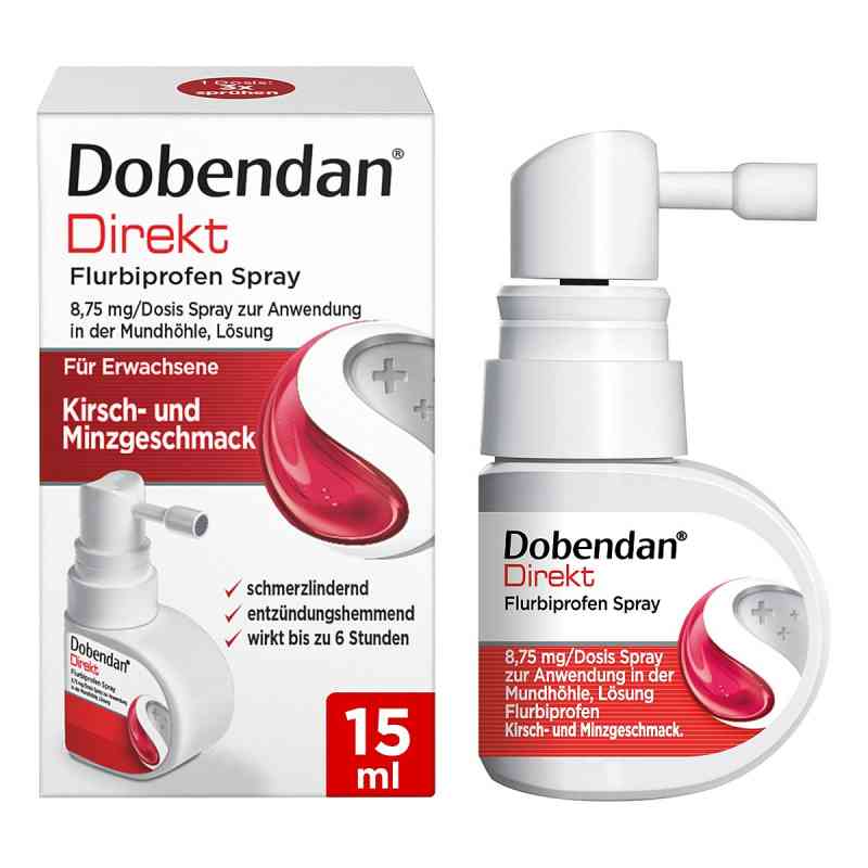 Dobendan Direkt Flurbiprofen spray na gardło 8,75mg  15 ml od Reckitt Benckiser Deutschland GmbH PZN 11024417