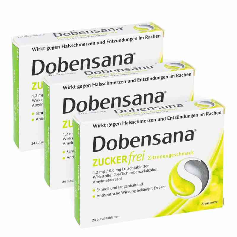 Dobensana tabletki do ssania, bez cukru 3x24 op. od Reckitt Benckiser Deutschland GmbH PZN 08100121
