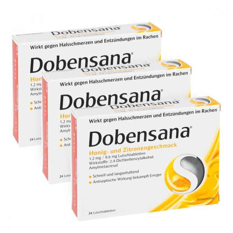 Dobensana tabletki do ssania o smaku miodowo-cytrynowym 3x24 szt. od Reckitt Benckiser Deutschland GmbH PZN 08100120