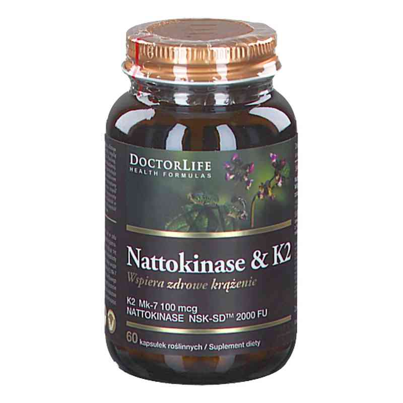 Doctor Life Nattokinase & K2 kapsułki 60  od DOCTOR LIFE SP. Z O.O. PZN 08304633