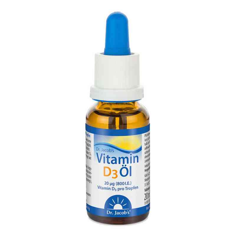 Doktor Jacob witamina D3 w oleju, krople 20 ml od Dr. Jacob's Medical GmbH PZN 10038446