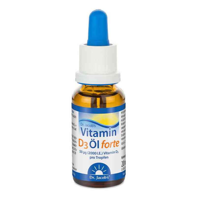Doktor Jacob's witamina D w oleju roślinnym krople 20 ml od Dr. Jacob's Medical GmbH PZN 13784902