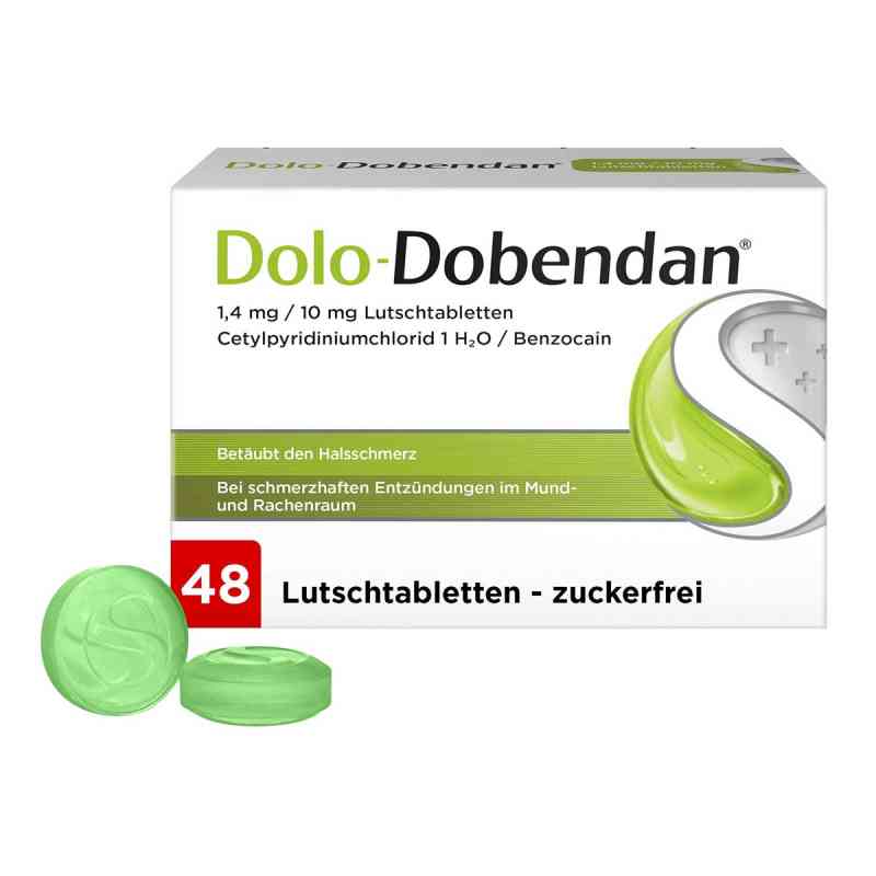 Dolo-dobendan 1,4 mg/10 mg Lutschtabletten 48 szt. od Reckitt Benckiser Deutschland GmbH PZN 06865787