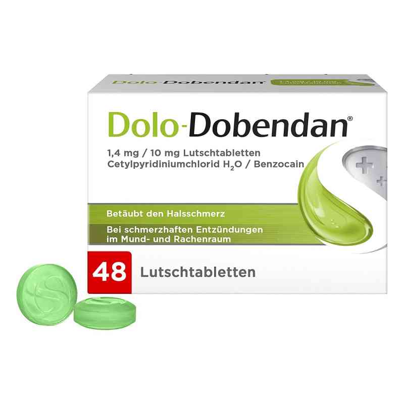 Dolo-dobendan 1,4 mg/10 mg Lutschtabletten 48 szt. od Reckitt Benckiser Deutschland Gm PZN 06865787