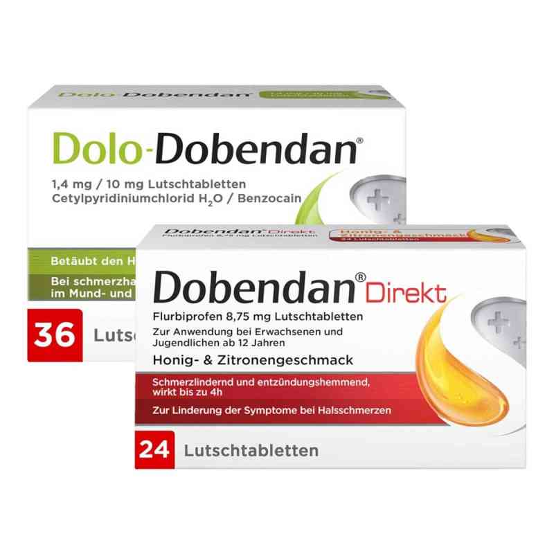 Dolo-Dobendan & Dobendan Direkt Set przeciw silnemu bólowi gardł 1 szt. od Reckitt Benckiser Deutschland GmbH PZN 08100028