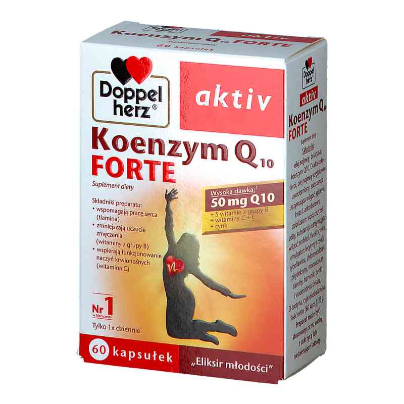 Doppelherz aktiv Koenzym Q10 Forte kapsułki 60 kaps. od QUEISSER PHARMA GMBH & CO. PZN 08300346