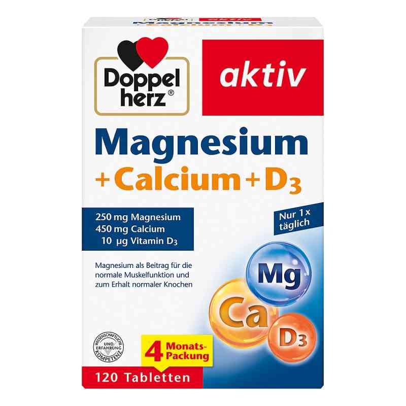 Doppelherz Aktiv magnez + wapń + D3 tabletki 120 szt. od Queisser Pharma GmbH & Co. KG PZN 16824542