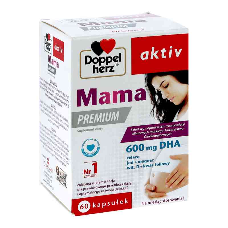 Doppelherz aktiv Mama Premium kapsułki 60  od QUEISSER PHARMA GMBH & CO. PZN 08300076