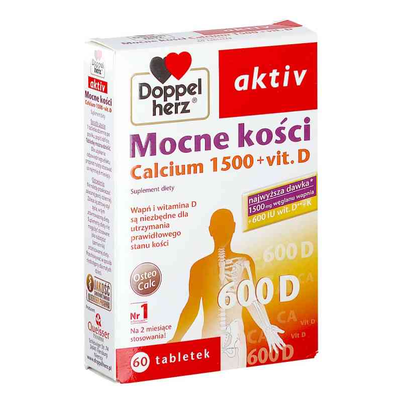 Doppelherz aktiv Mocne kości Calcium 1500+Vit.D3 tabletki 60  od QUEISSER PHARMA GMBH & CO. PZN 08303691