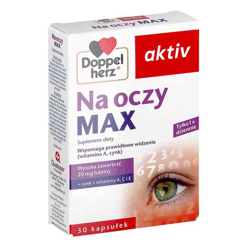 Doppelherz Aktiv Na Oczy Max kapsułki  30  od QUEISSER PHARMA GMBH & CO. PZN 08306175