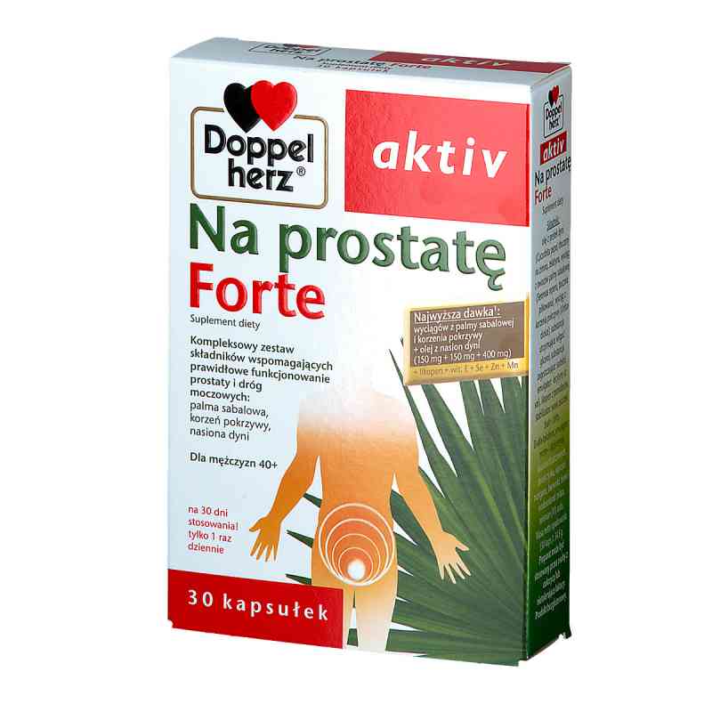 Doppelherz aktiv Na prostatę Forte kapsułki 30  od QUEISSER PHARMA GMBH & CO. PZN 08300170