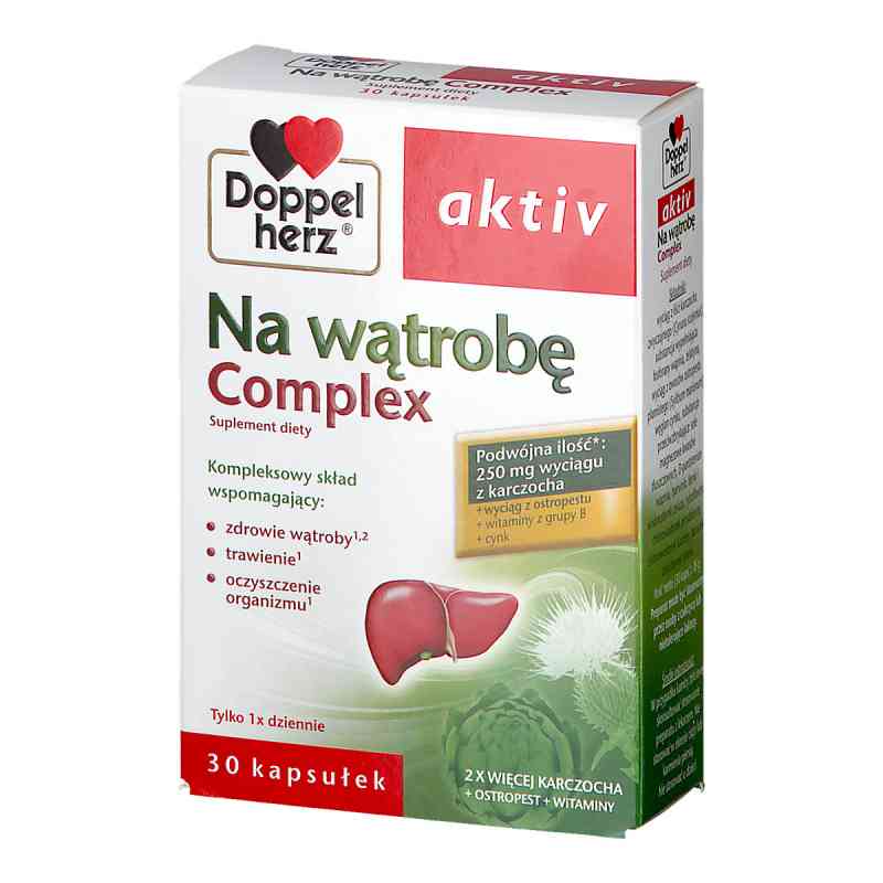 Doppelherz aktiv Na wątrobę Complex kapsułki 30 kaps. od QUEISSER PHARMA GMBH & CO. PZN 08300841