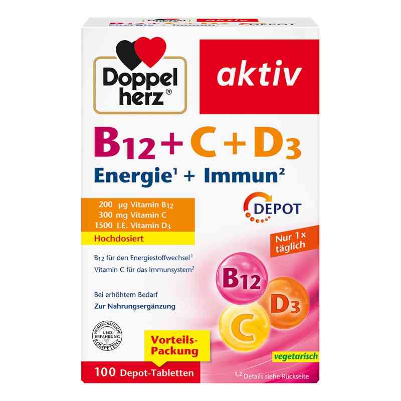 Doppelherz B12+c+d3 Depot Aktiv tabletki 100 szt. od Queisser Pharma GmbH & Co. KG PZN 16926521