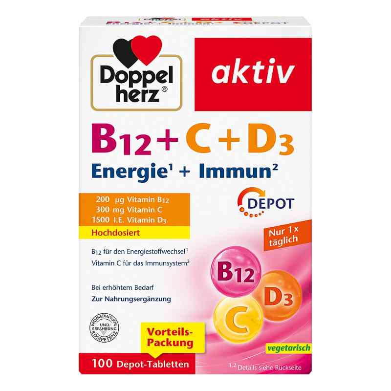 Doppelherz B12+c+d3 Depot Aktiv tabletki 100 szt. od Queisser Pharma GmbH & Co. KG PZN 16926521