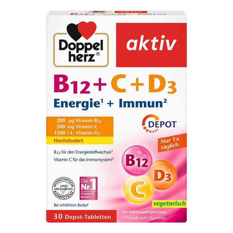 Doppelherz B12+c+d3 Depot tabletki 30 szt. od Queisser Pharma GmbH & Co. KG PZN 16830614
