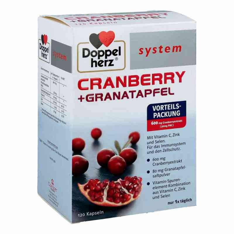 Doppelherz Cranberry+granatapfel system kapsułki 120 szt. od Queisser Pharma GmbH & Co. KG PZN 12351012