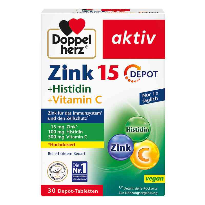 Doppelherz cynk+histydyna +wit.C tabletki 30 szt. od Queisser Pharma GmbH & Co. KG PZN 02898732