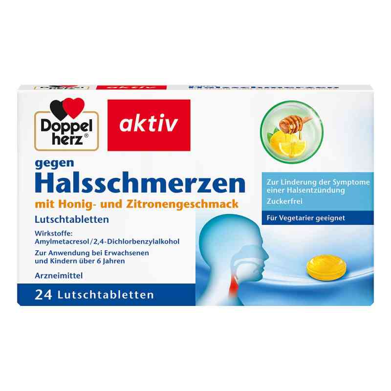 Doppelherz gegen Halsschmerzen Lutschtabletten 24 szt. od Queisser Pharma GmbH & Co. KG PZN 13876805