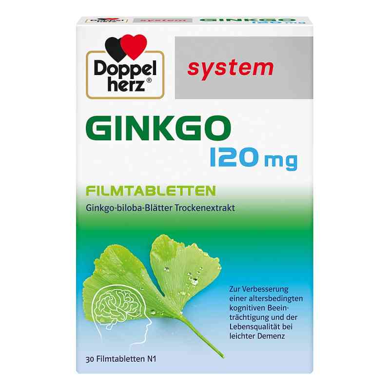 Doppelherz Ginkgo 120 mg system tabletki powlekane 30 szt. od Queisser Pharma GmbH & Co. KG PZN 10963231
