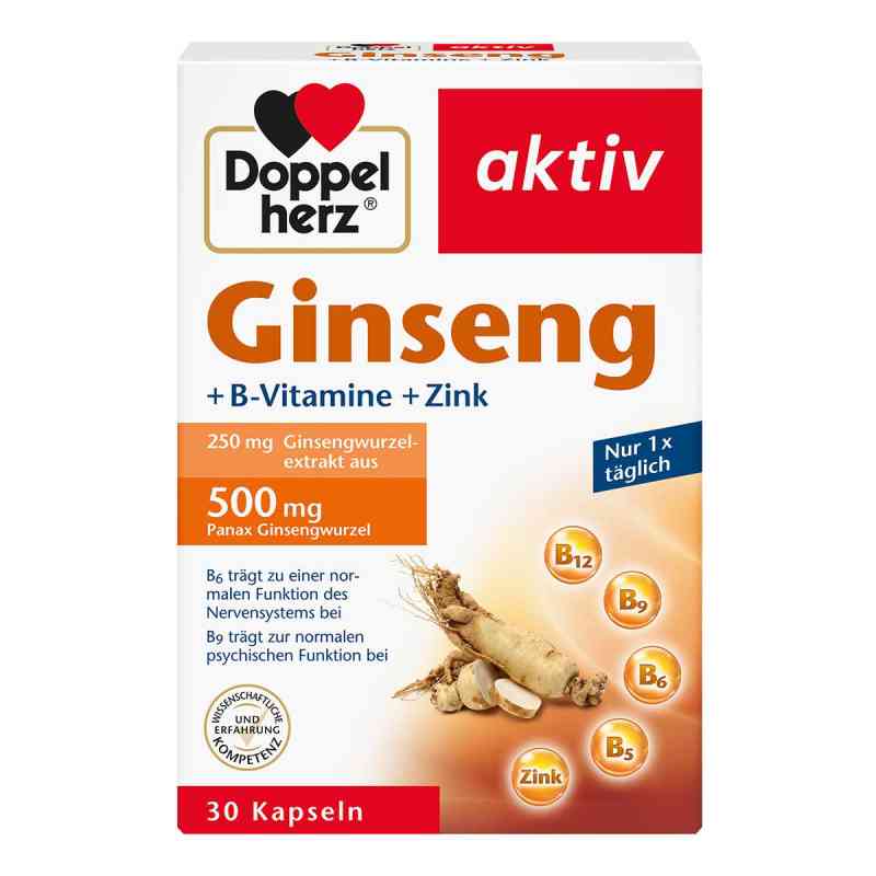 Doppelherz Ginseng 250+b-vitamine+zink kapsułki 30 szt. od Queisser Pharma GmbH & Co. KG PZN 16082684
