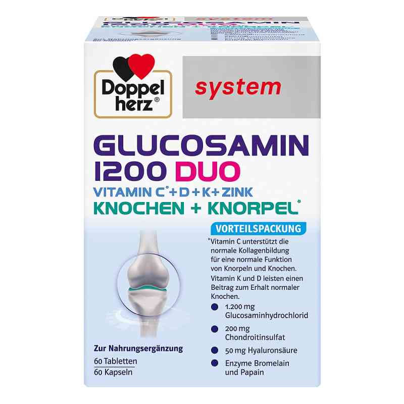 Doppelherz Glucosamin 1200 Duo System Kombipackung 120 szt. od Queisser Pharma GmbH & Co. KG PZN 17874157