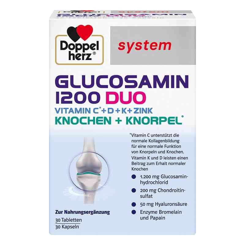 Doppelherz Glucosamin 1200 Duo System Kombipackung 60 szt. od Queisser Pharma GmbH & Co. KG PZN 17874140