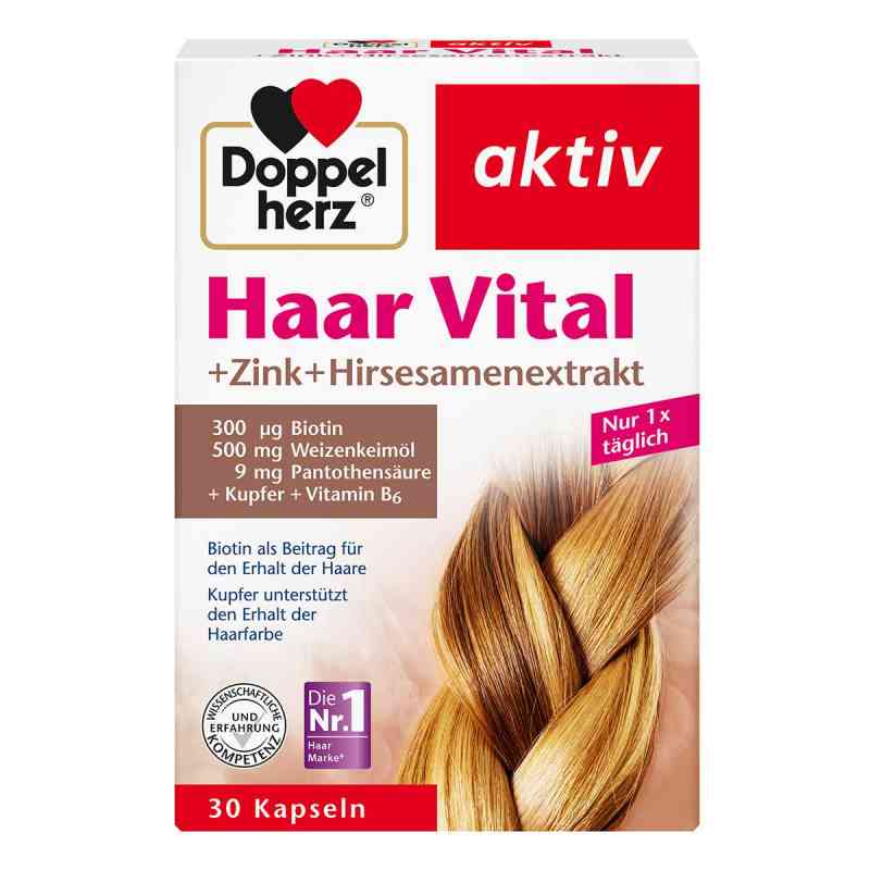 Doppelherz Haar Vital +cynk+wyciąg z prosa 30 szt. od Queisser Pharma GmbH & Co. KG PZN 01104575