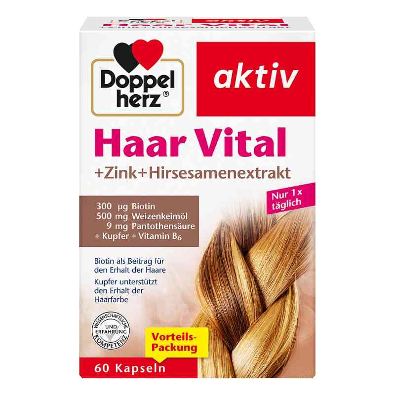 Doppelherz Haar Vital +cynk+wyciąg z prosa 60 szt. od Queisser Pharma GmbH & Co. KG PZN 07263599