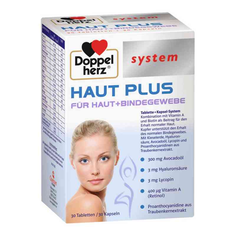 Doppelherz Haut Plus piękna skóra tabletki +kapsułki 60 szt. od Queisser Pharma GmbH & Co. KG PZN 10067531