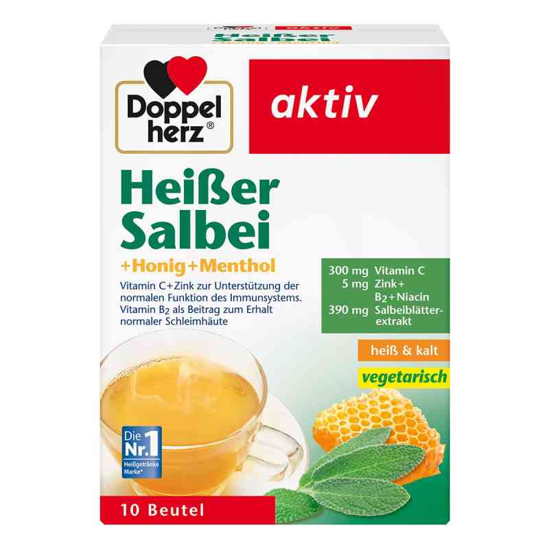 Doppelherz Heisser szałwia, miód + mentol na gorąco 10 szt. od Queisser Pharma GmbH & Co. KG PZN 10339389