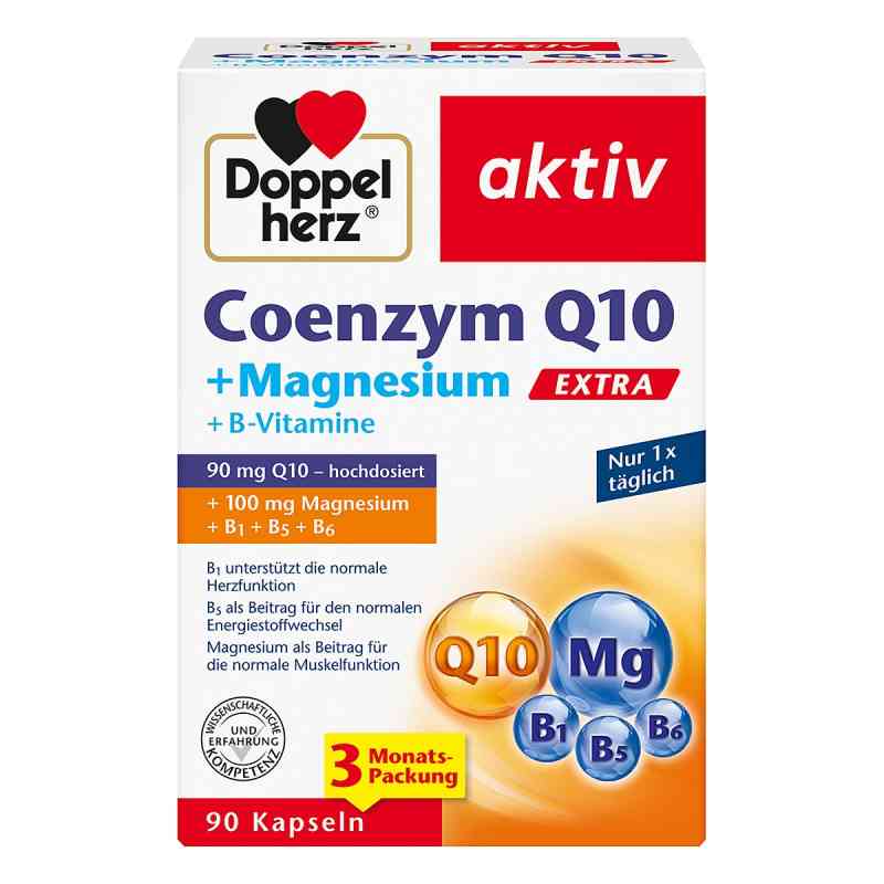 Doppelherz Koenzym Q10 Extra+magnez kapsułki 90 szt. od Queisser Pharma GmbH & Co. KG PZN 19073562