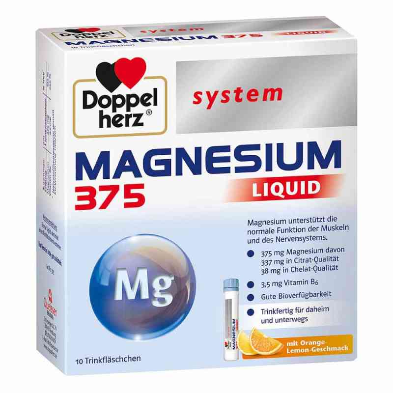 Doppelherz Magnesium 375 Liquid system Trinkampulle (n)  10 szt. od Queisser Pharma GmbH & Co. KG PZN 15301977