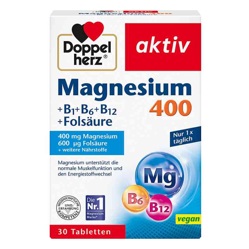 Doppelherz Magnez 400 mg tabletki 30 szt. od Queisser Pharma GmbH & Co. KG PZN 04494507