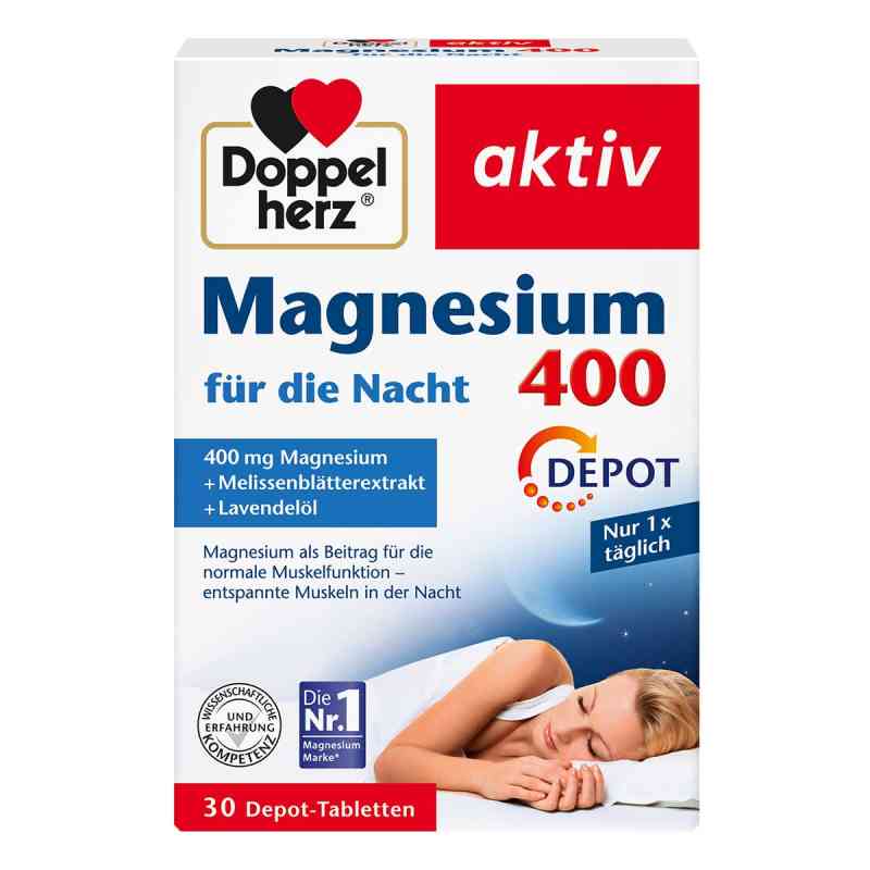 Doppelherz Magnez 400 tabletki na noc z melisą i lawendą 30 szt. od Queisser Pharma GmbH & Co. KG PZN 10389542