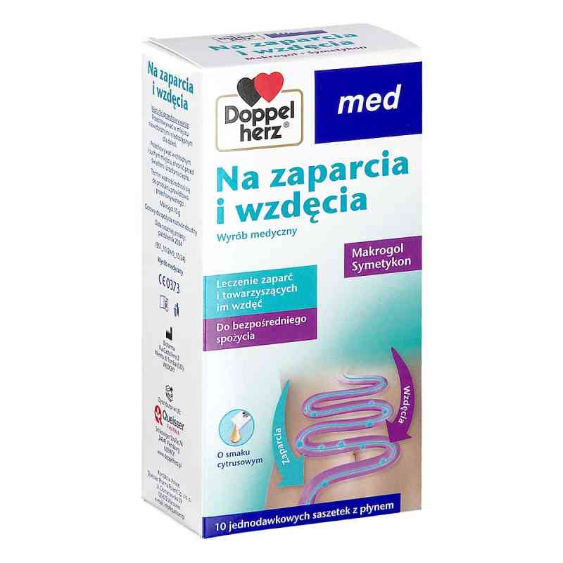 Doppelherz Med Na zaparcia i wzdęcia 10  od BIOFARMA PZN 08306049