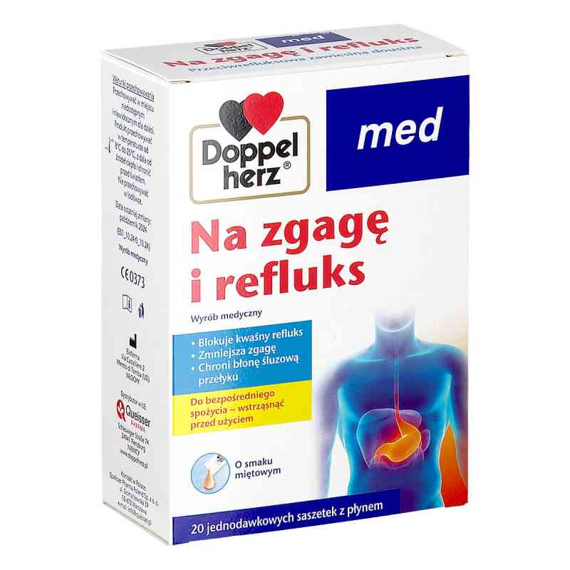 Doppelherz Med Na zgagę i refluks 20  od BIOFARMA PZN 08306050